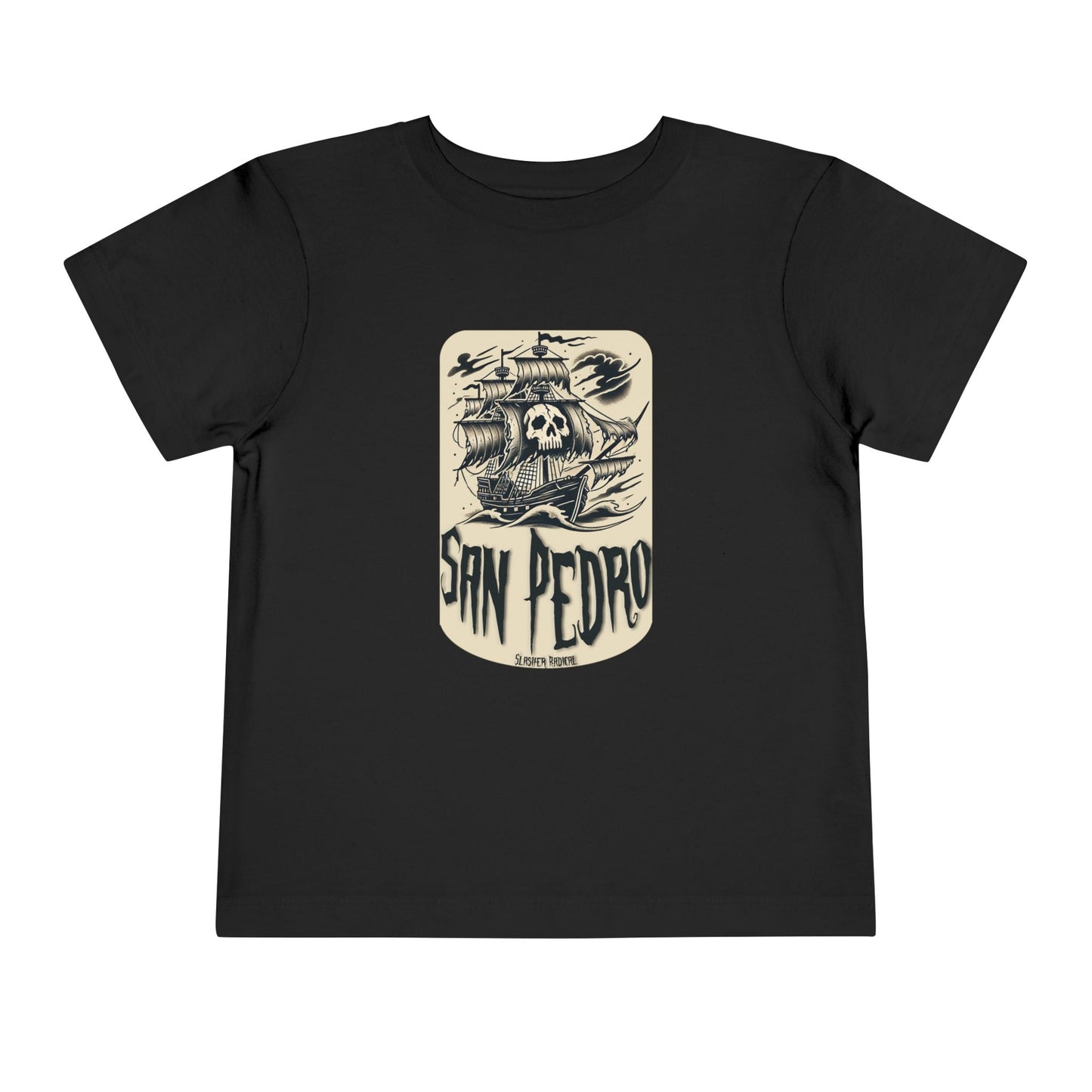 Toddler Pirate Ship Tee- San Pedro California Design Tee