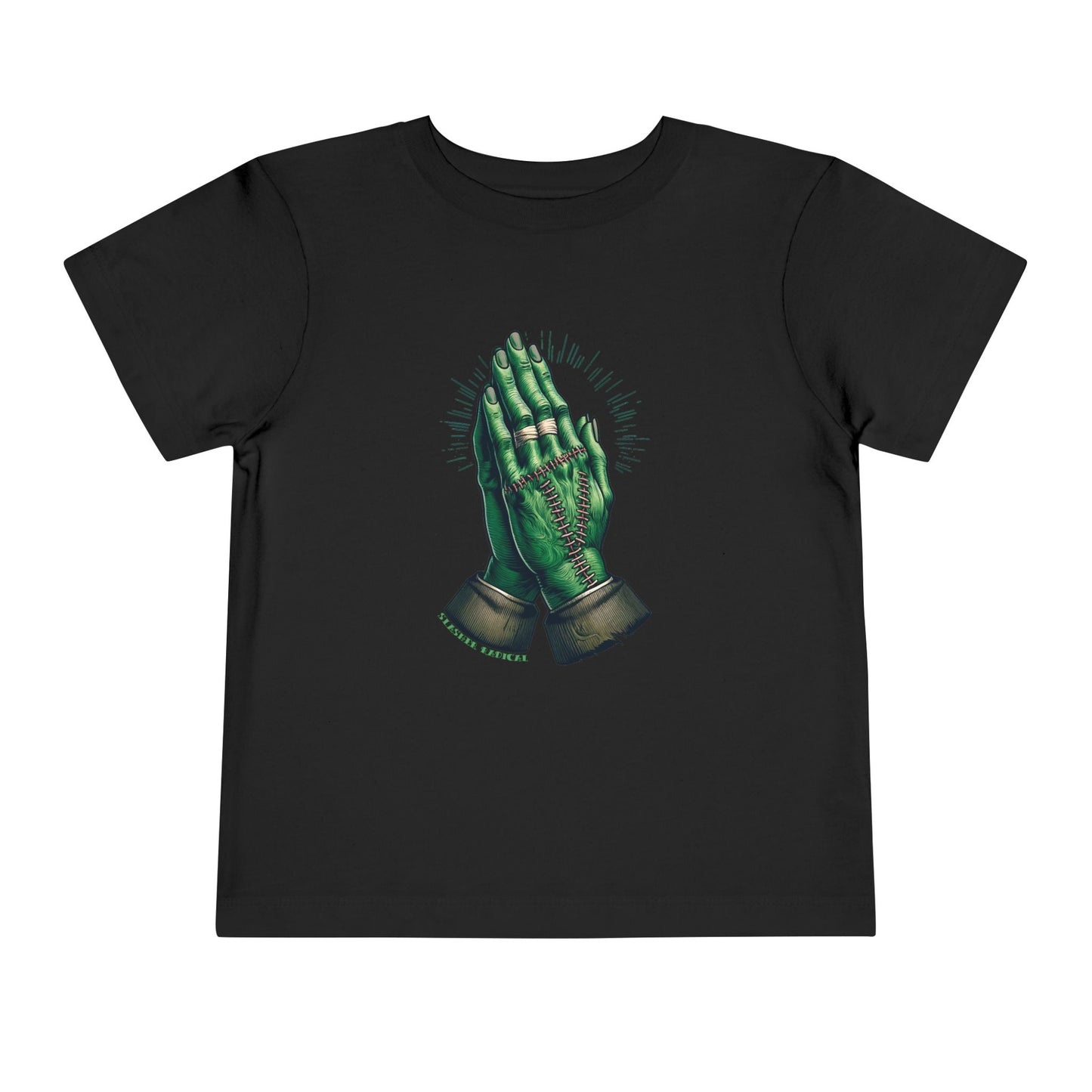 Toddler Praying Monster Hands Tee - Frankenstein Shirt