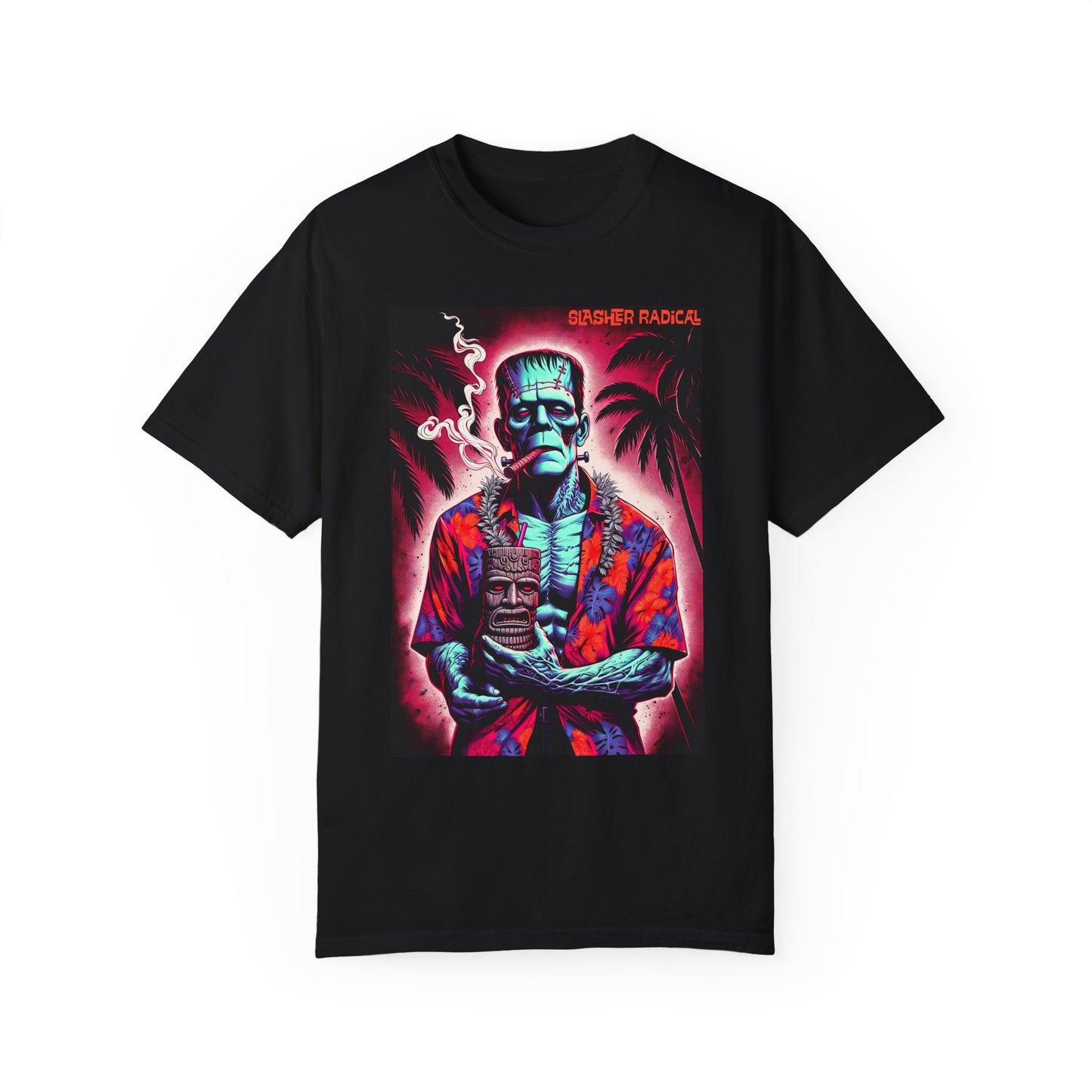Tiki Monster FrankenTiki Tee - Frankenstein Tiki Monster Series T-shirt