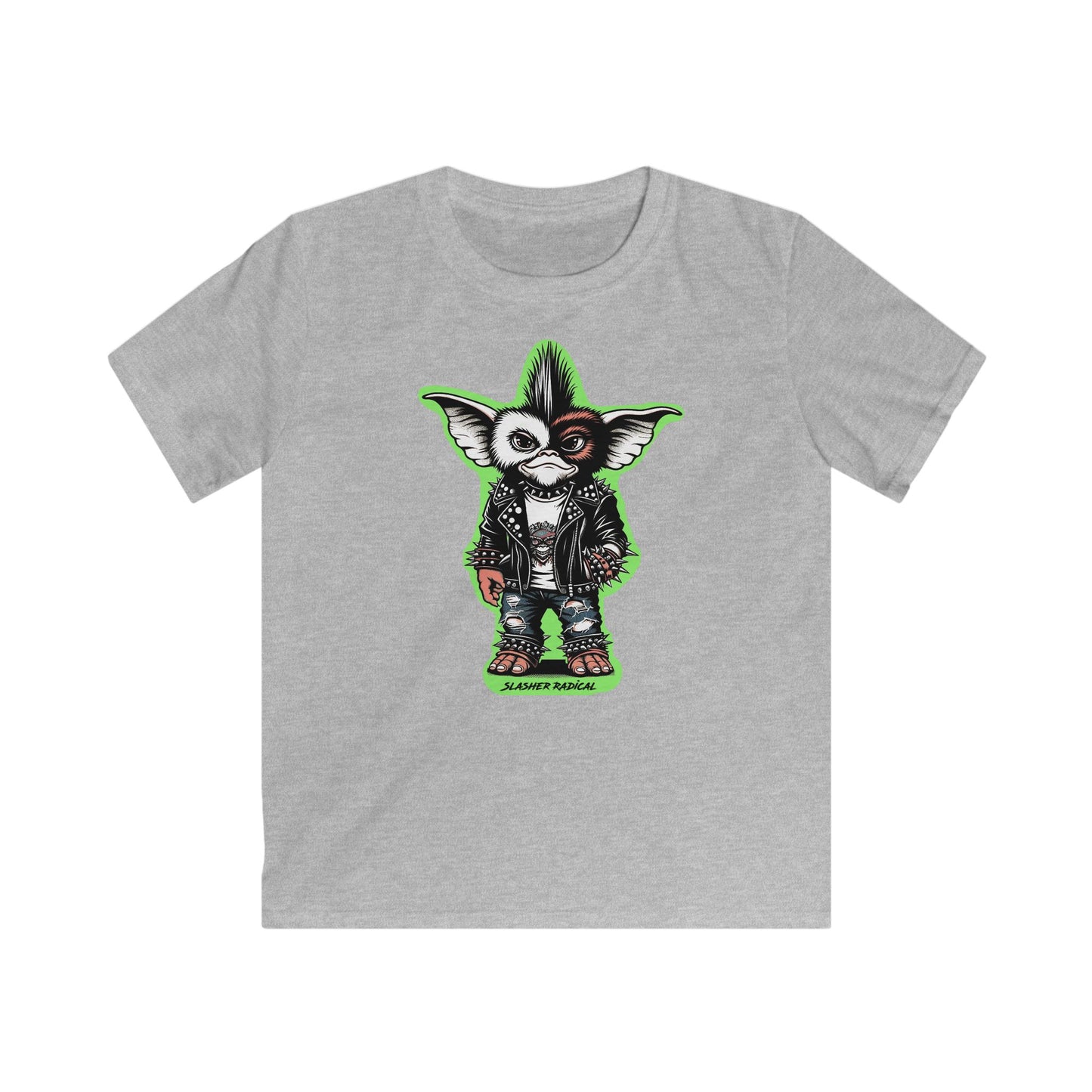 Kids Punk Rock Stripe Gremlins Horror Softstyle Tee
