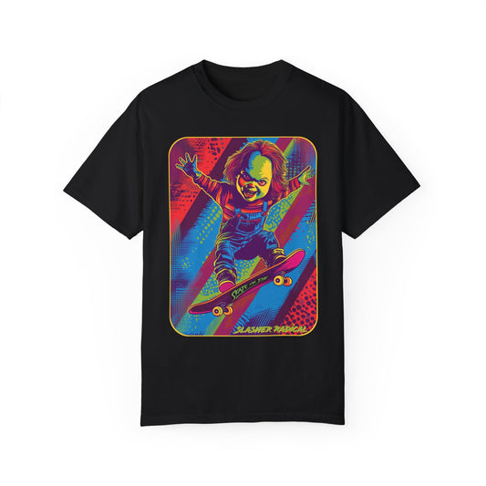 Skate or Die Tee - Child's Play Chucky horror T-shirt