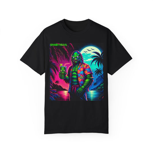 CreaTiki Creature Tiki Tee - Horror Tiki Monster Series Unisex Garment-Dyed T-shirt