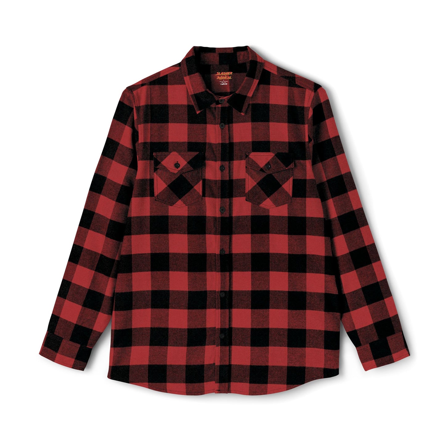 Laugh Now, Stab Later Flannel - Horror Parody Button Up