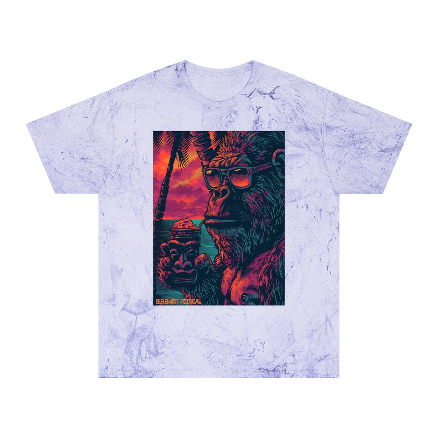 King Tiki Tee - King Kong Horror Tiki Monster Series Color Blast T-Shirt