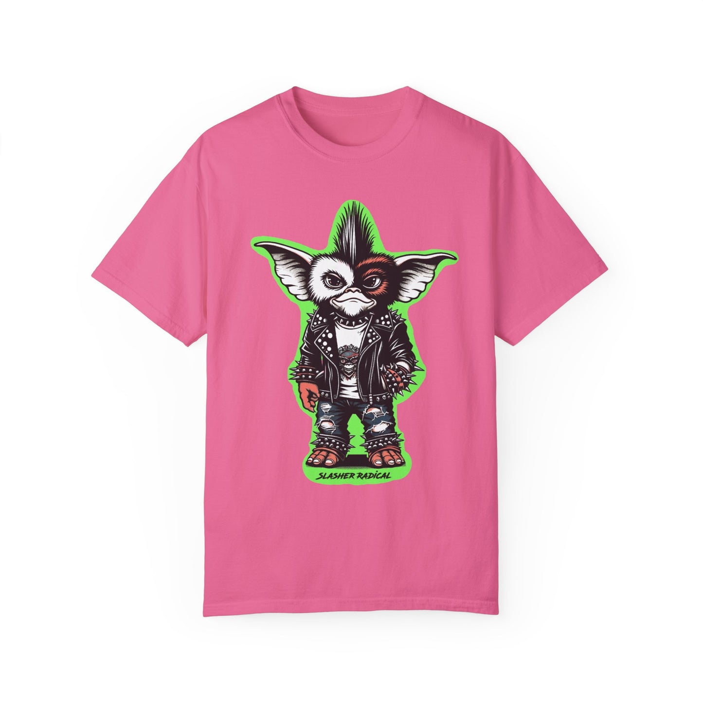 Punk Rock Stripe Gremlins Horror T-shirt