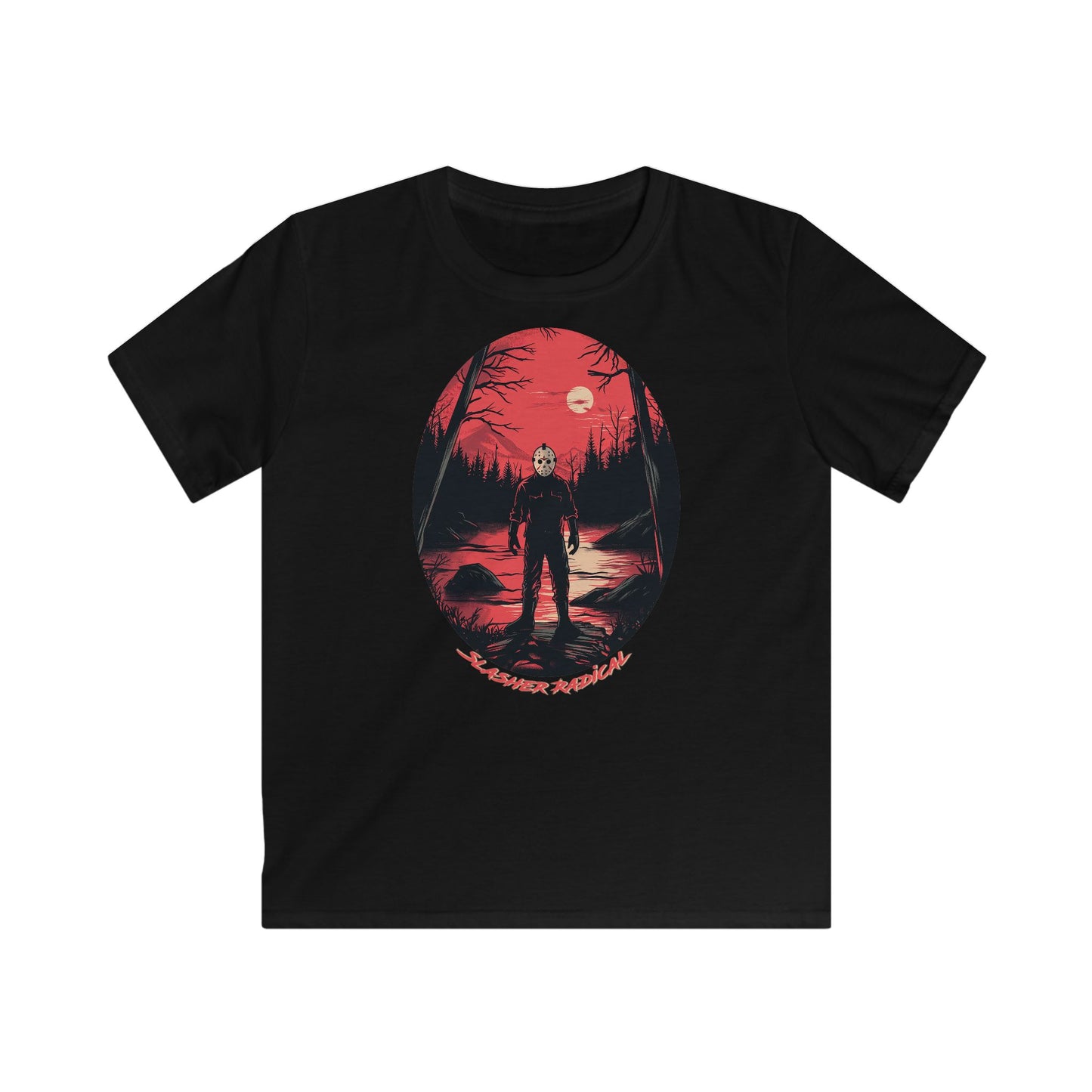 Kids Jason Vorhees Blood Lake Friday the 13th Horror T-shirt