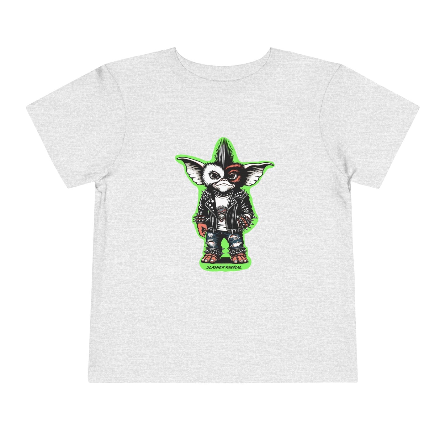 Toddler Punk Rock Stripe Gremlins Horror Short Sleeve Tee