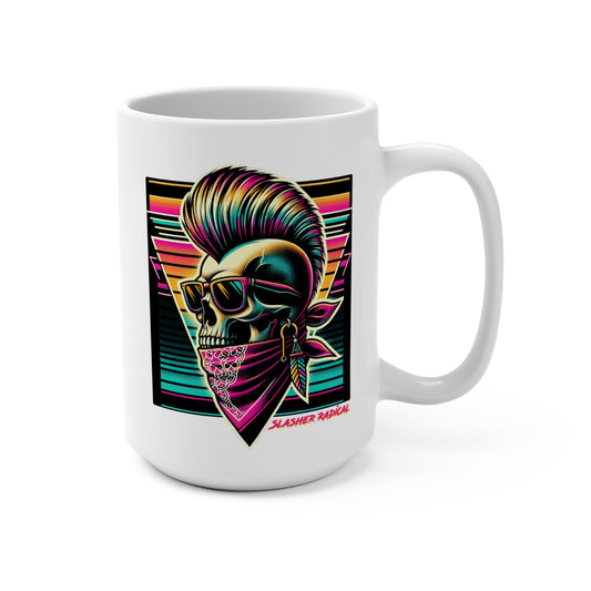 Mohawk Punk Mug - 15 oz horror coffee mug