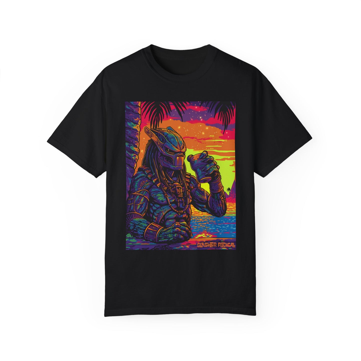 Tiki Monster PredaTiki Tee - Predator Horror Tiki Monster T-shirt