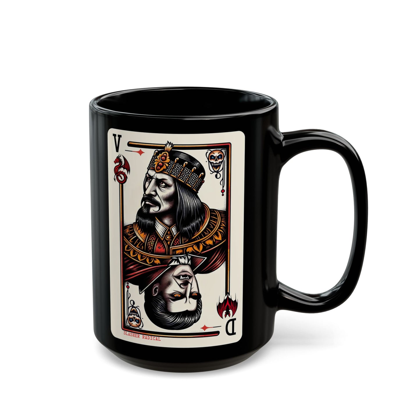 Dracula Playing Card Coffee Mug - 15oz Horror Mug