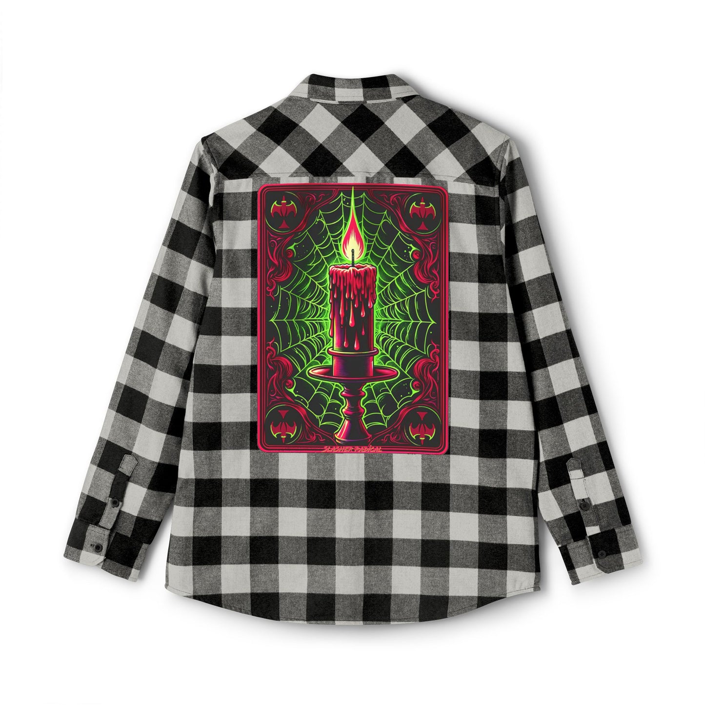 Candle Playing Card Flannel - Horror Flannel Shirt