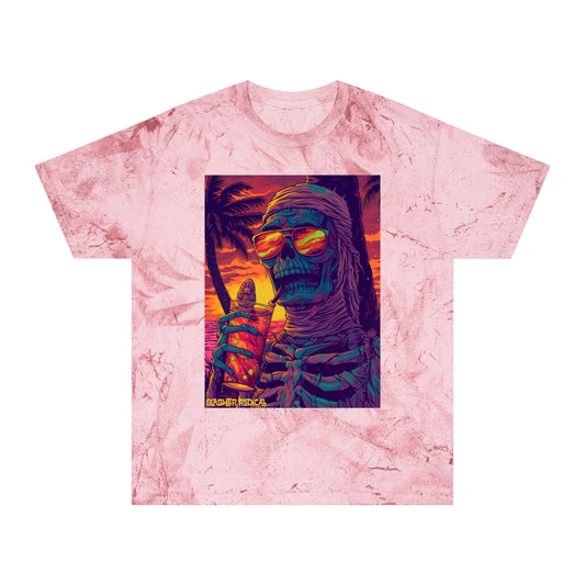 MumTIki Tee - Mummy Horror Tiki Monster Series Color Blast T-Shirt