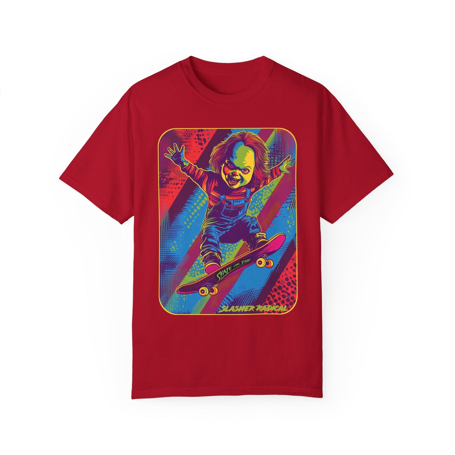 Skate or Die Tee - Child's Play Chucky horror T-shirt