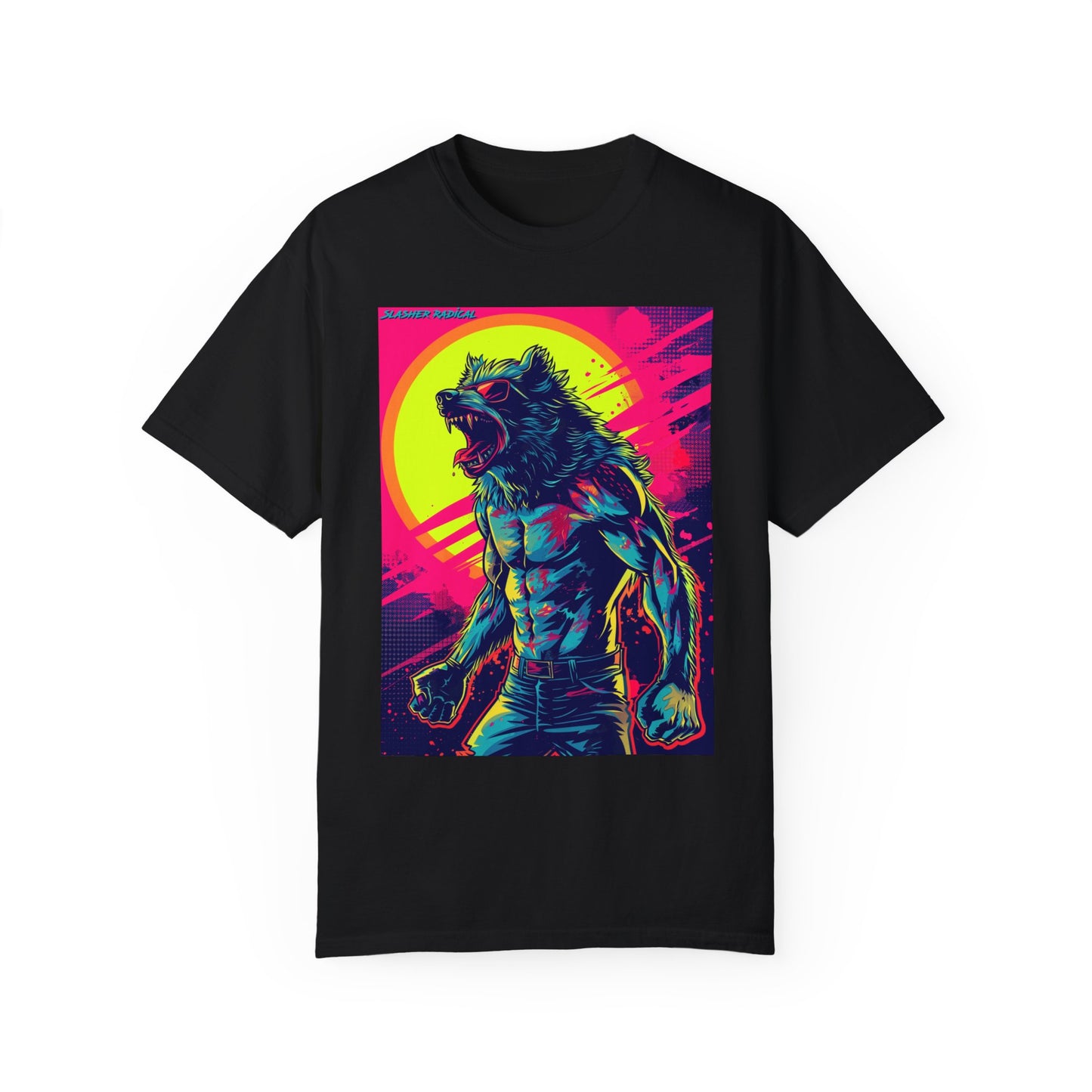 Retro Werewolf Tee - 80's Style Horror T-Shirt