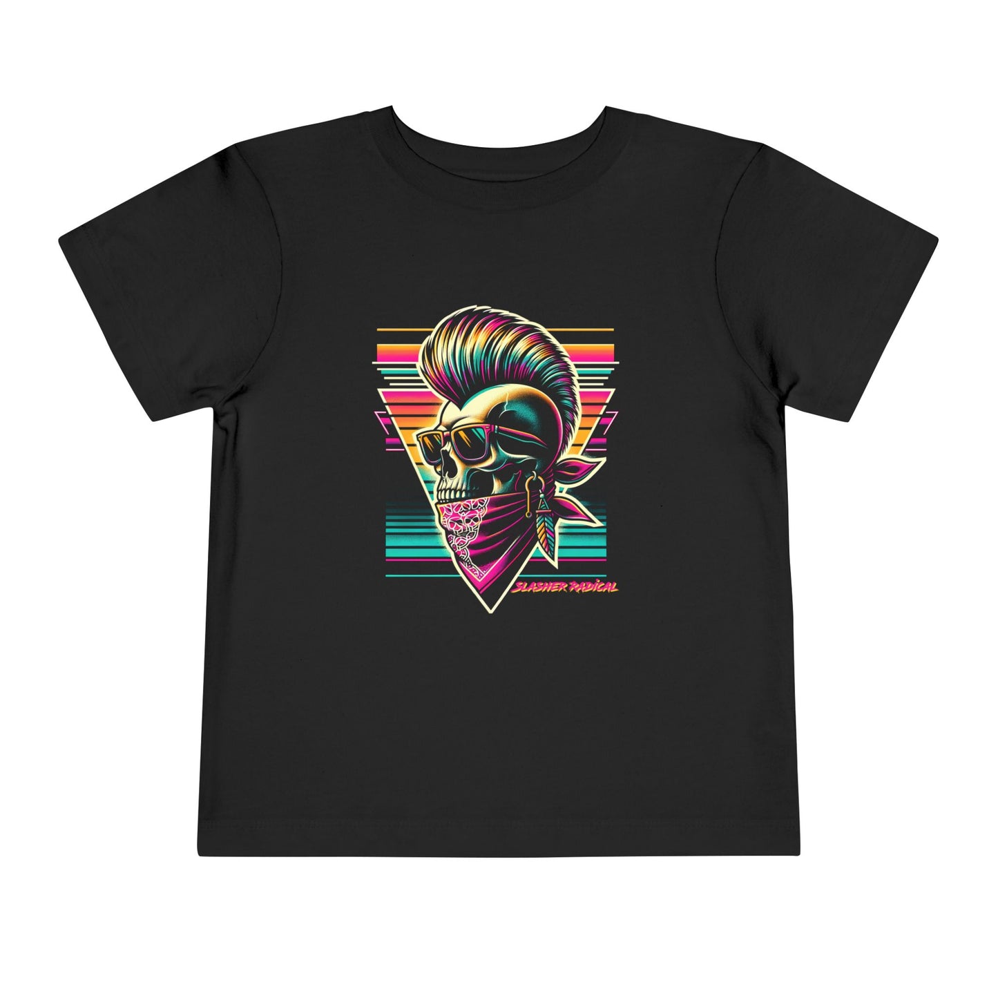 Toddler Mohawk Punk Horror Short Sleeve Tee