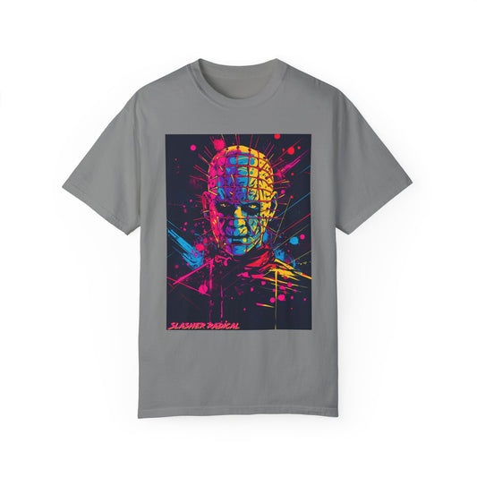 Dark Wave Pinhead Tee - Hellraiser 80's Horror T-shirt