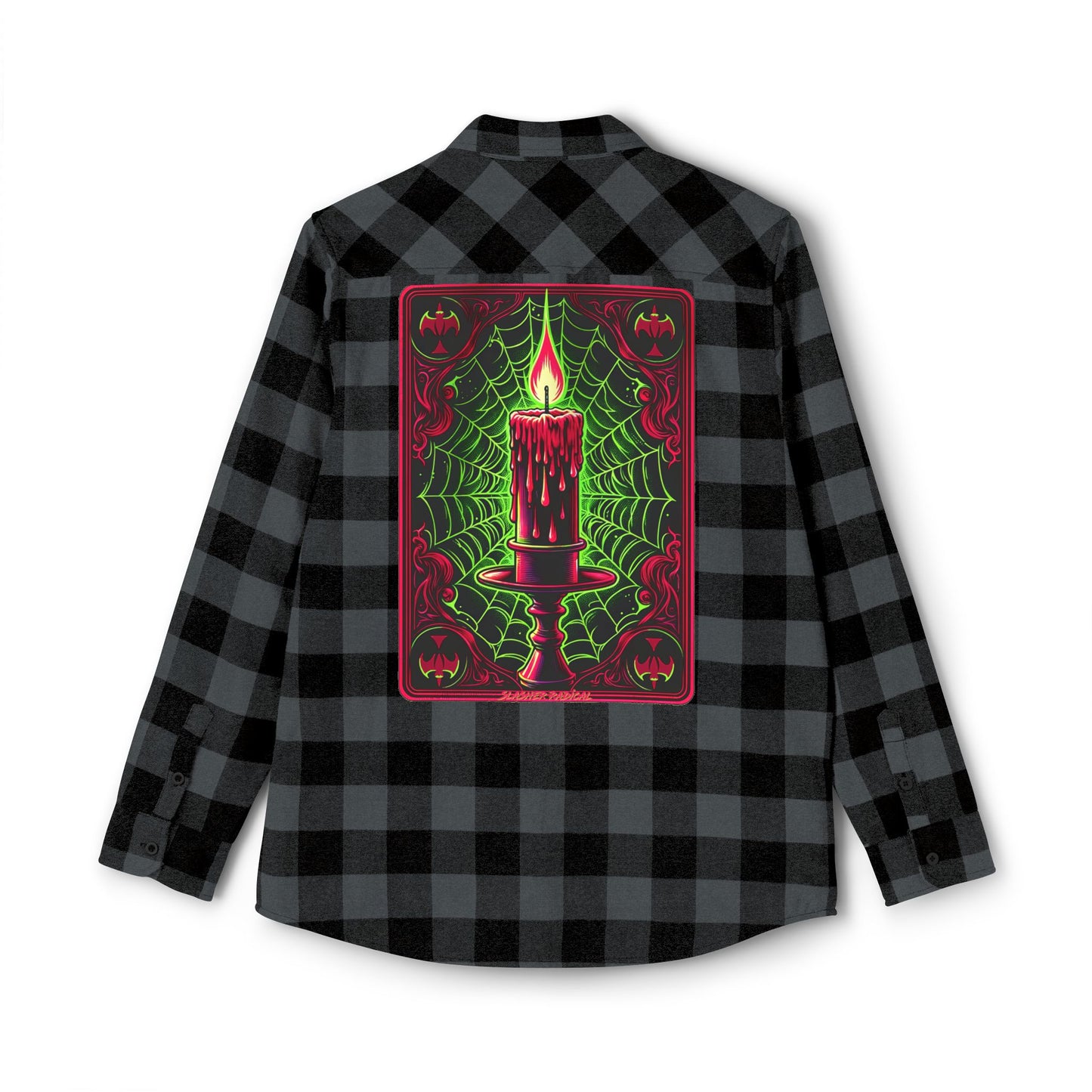 Candle Playing Card Flannel - Horror Flannel Shirt