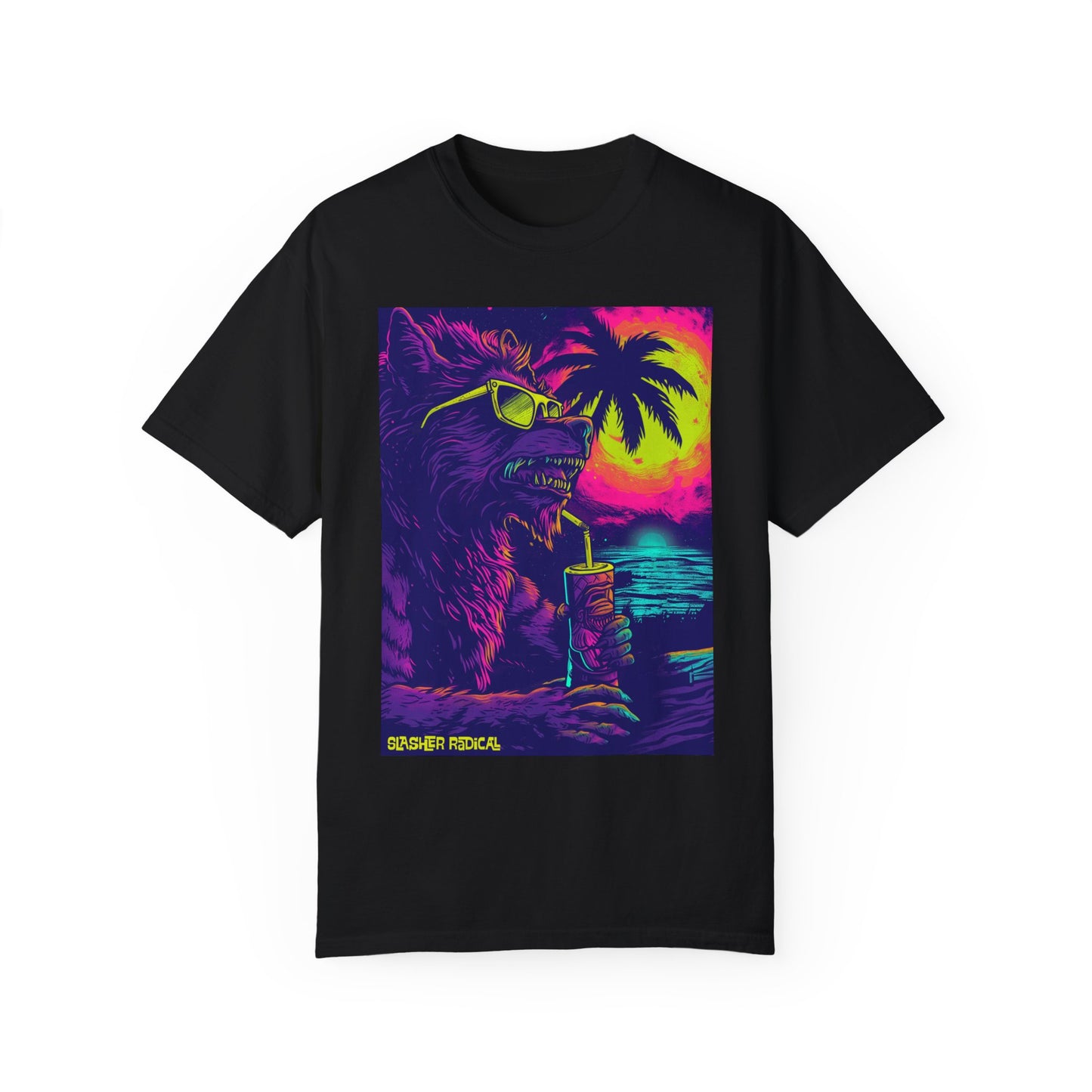 Tiki Monster WereTiki Tee - Werewolf Horror Tiki Monster Series T-shirt