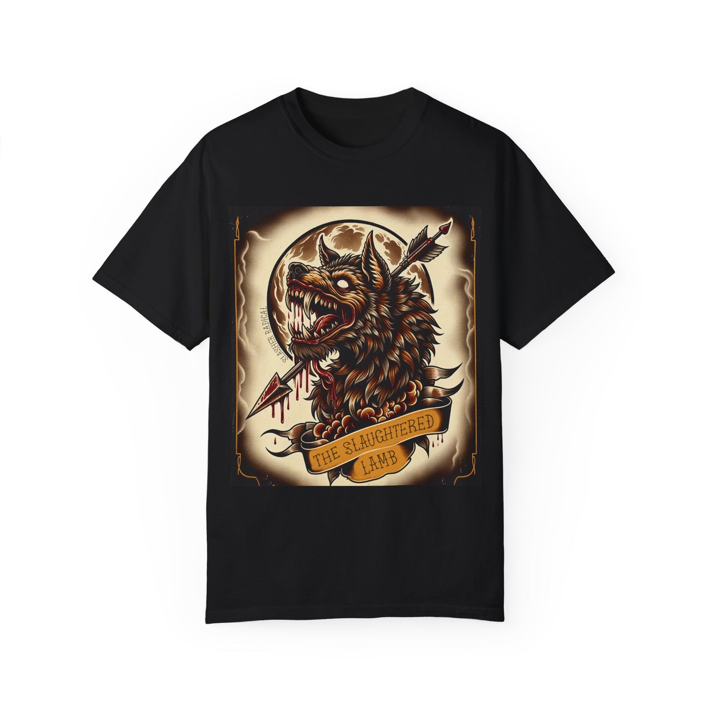 Slaughtered Lamb Traditional Style Tee - American Werewolf Shirt