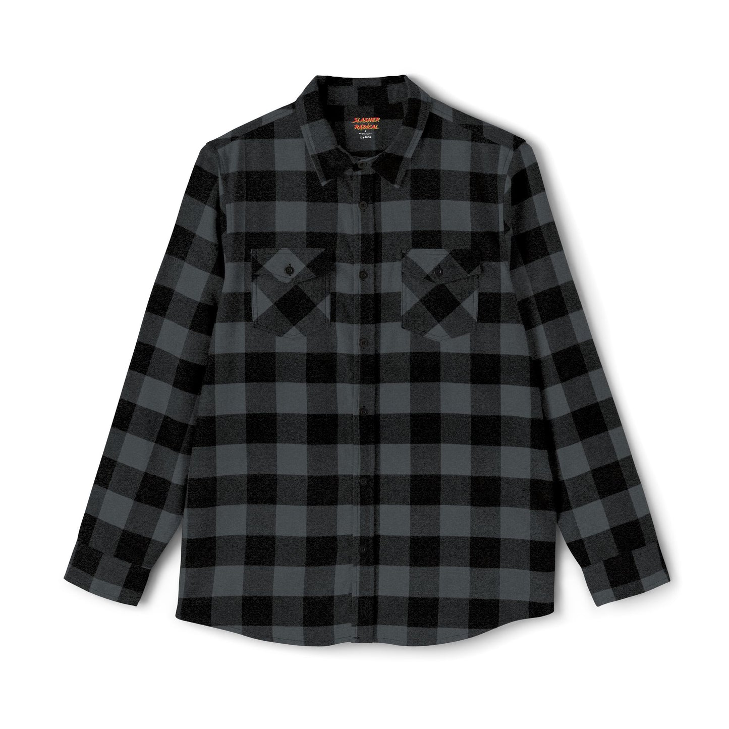 Laugh Now, Stab Later Flannel - Horror Parody Button Up