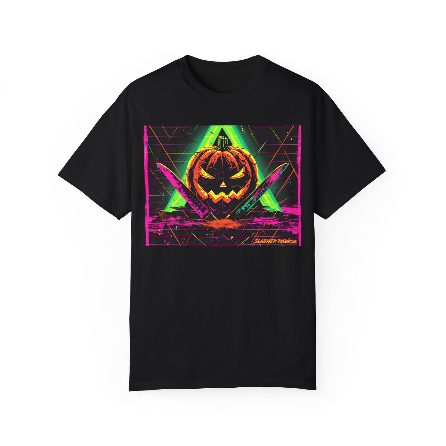 Dark Wave Jack O 'Lantern Tee - Halloween Horror T-shirt