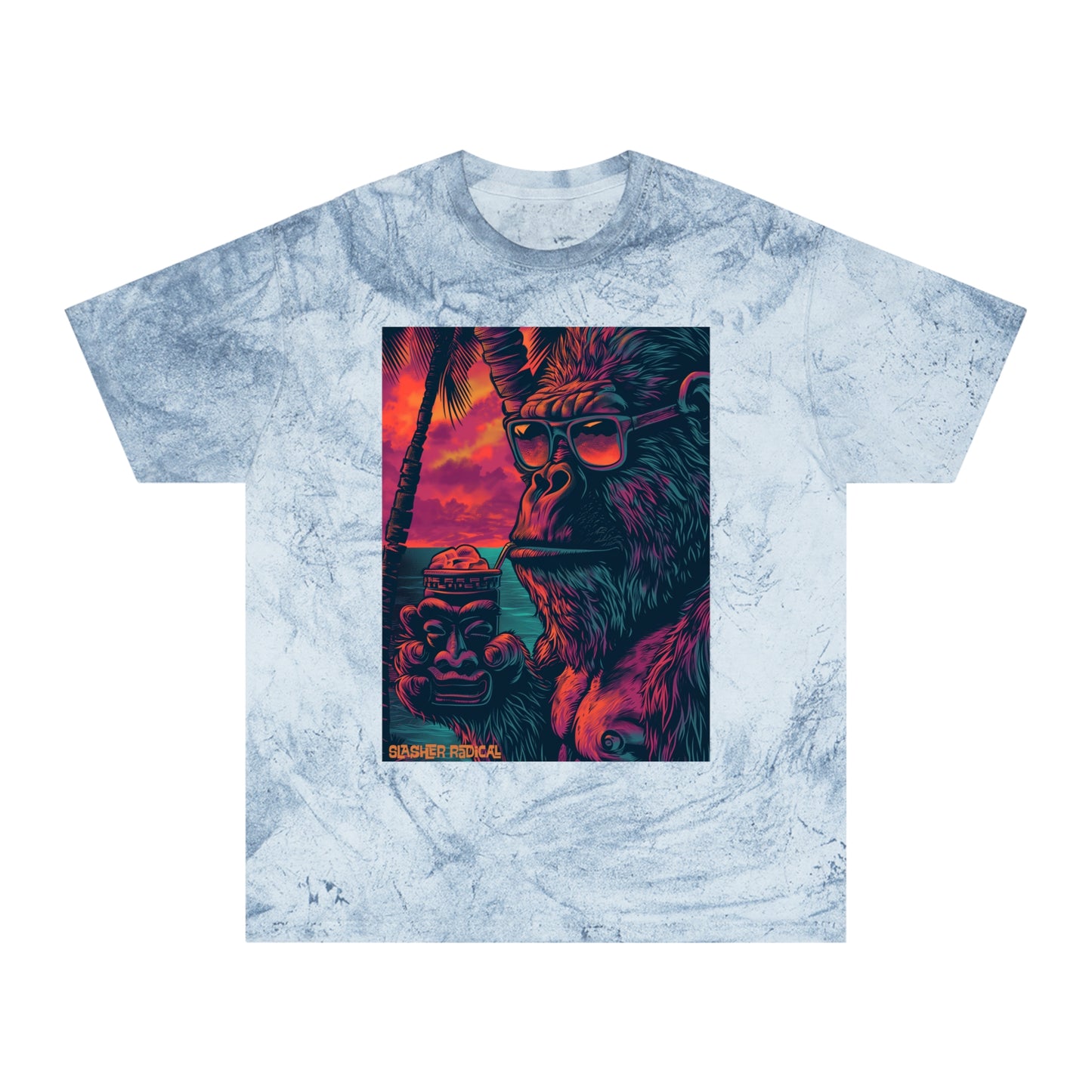 King Tiki Tee - King Kong Horror Tiki Monster Series Color Blast T-Shirt