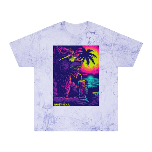 WereTiki Tee - Werewolf Horror Tiki Monster Series Color Blast T-Shirt