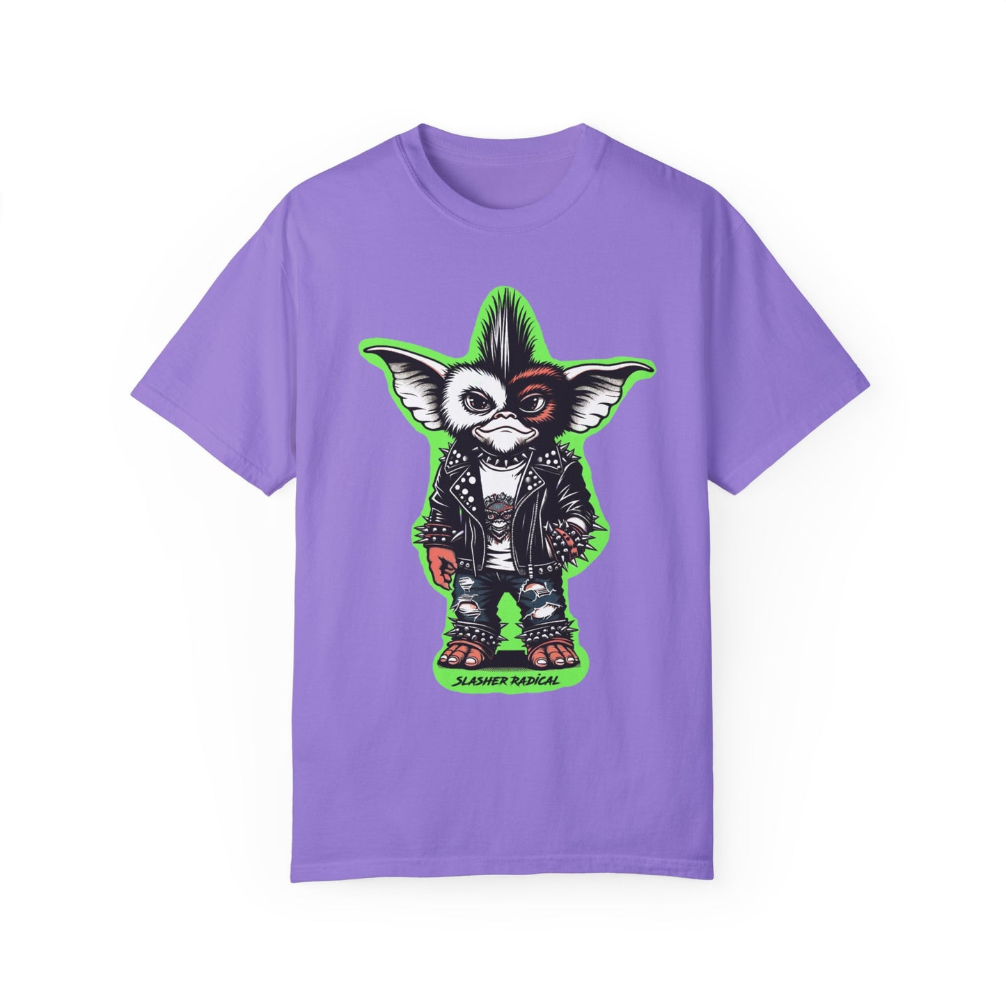 Punk Rock Stripe Gremlins Horror T-shirt