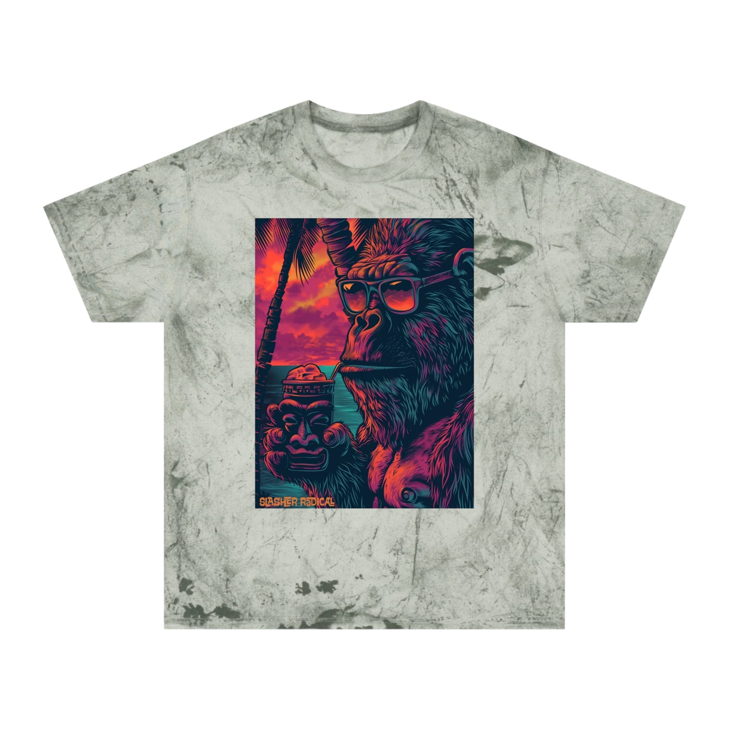 King Tiki Tee - King Kong Horror Tiki Monster Series Color Blast T-Shirt