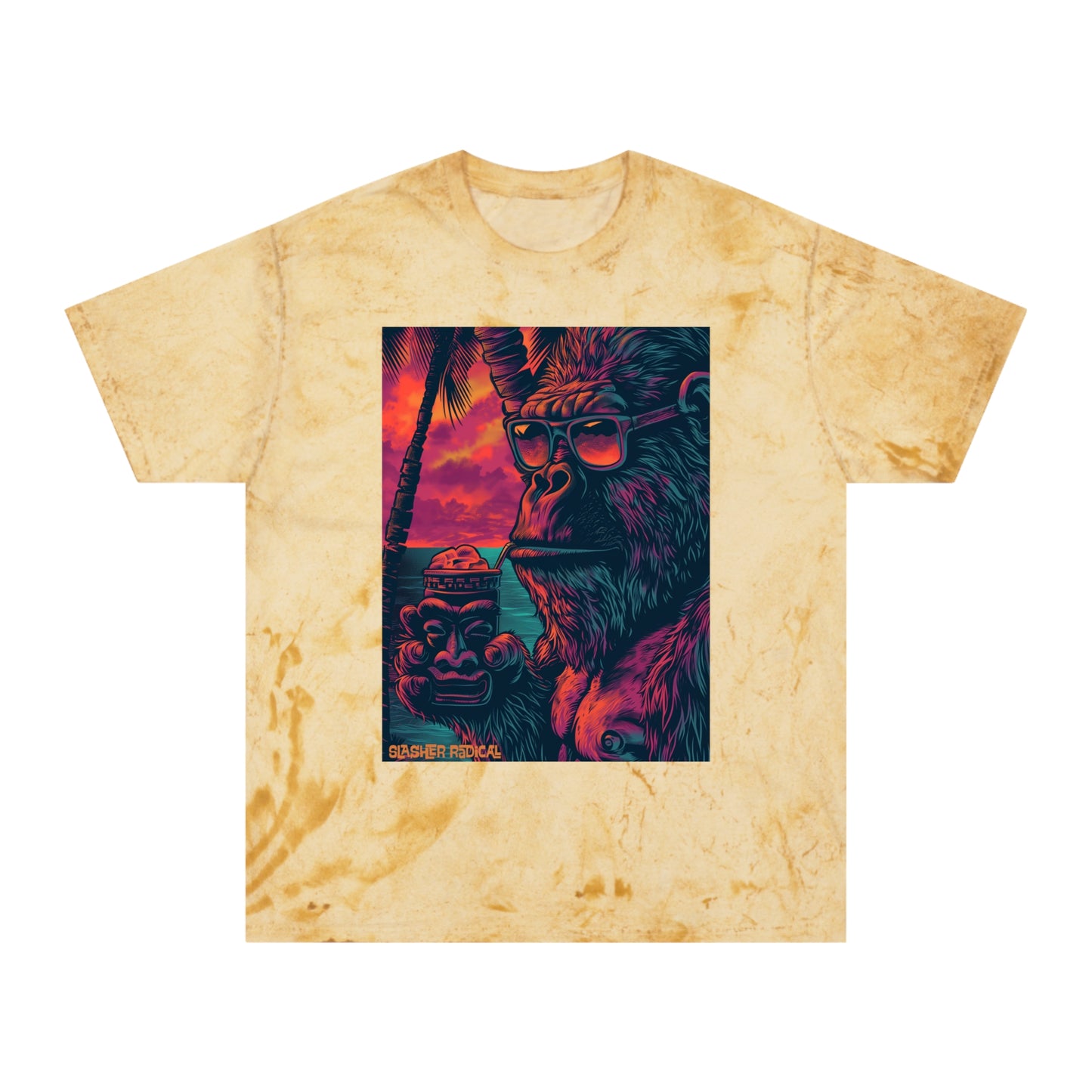 King Tiki Tee - King Kong Horror Tiki Monster Series Color Blast T-Shirt